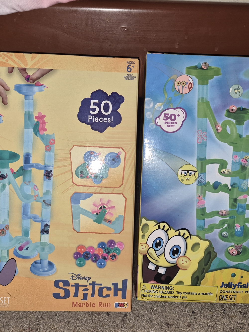 Stitch And SpongeBob Marble Runs